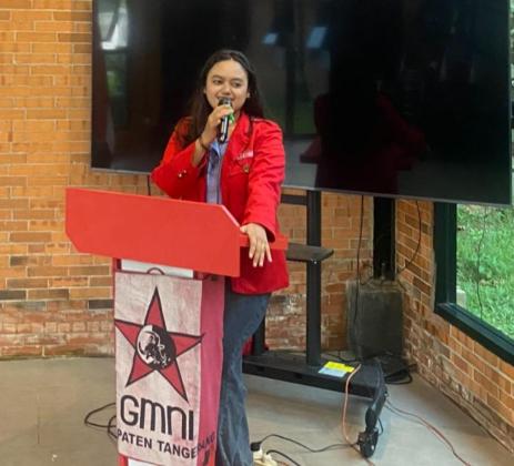 Destia Ramdayani, Kabid Kesarinahan DPC GMNI Kabupaten Tangerang Ikut Dorong Revisi Perda Perlindungan Perempuan dan Anak