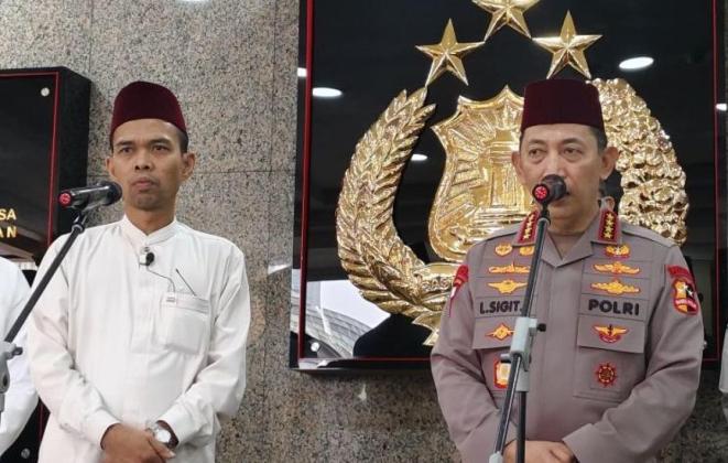 Polri Terima Pesan Soal Toleransi Beragama dari Ustaz Abdul Somad