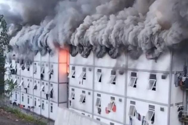 Hunian Pekerja IKN Terbakar, Api Cepat Dipadamkan Tanpa Korban Jiwa