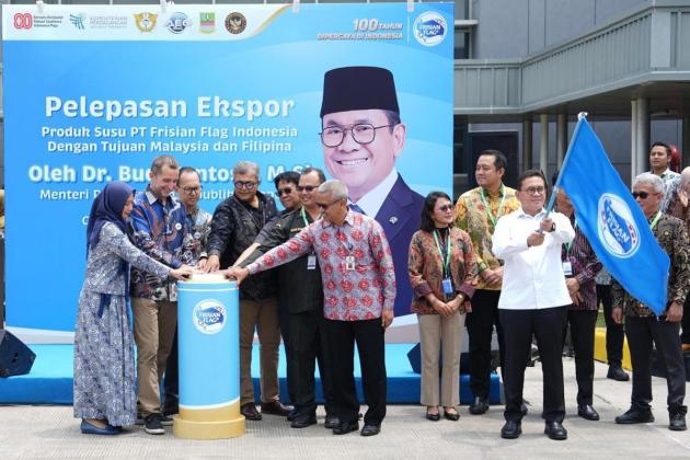 Mendag Budi Resmikan Ekspor Produk Susu FFI ke Asia Tenggara, Tinjau Pabrik Modern di Cikarang