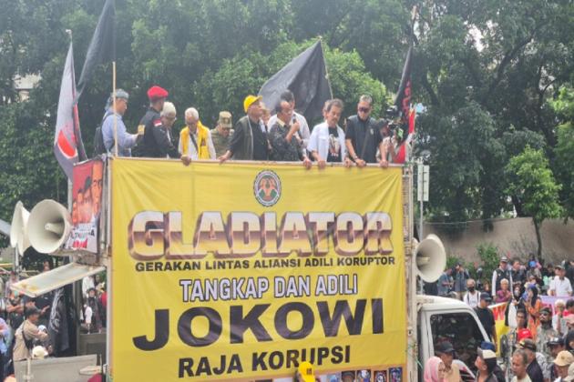 Demo Panas di KPK: Teriakan Tangkap Jokowi Menggema