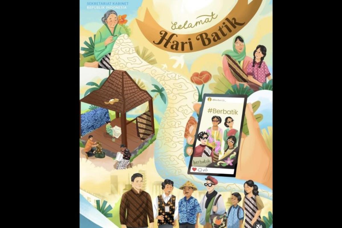 Warganet Sebut Seskab Teddy Cocok Jadi Duta Batik Nasional