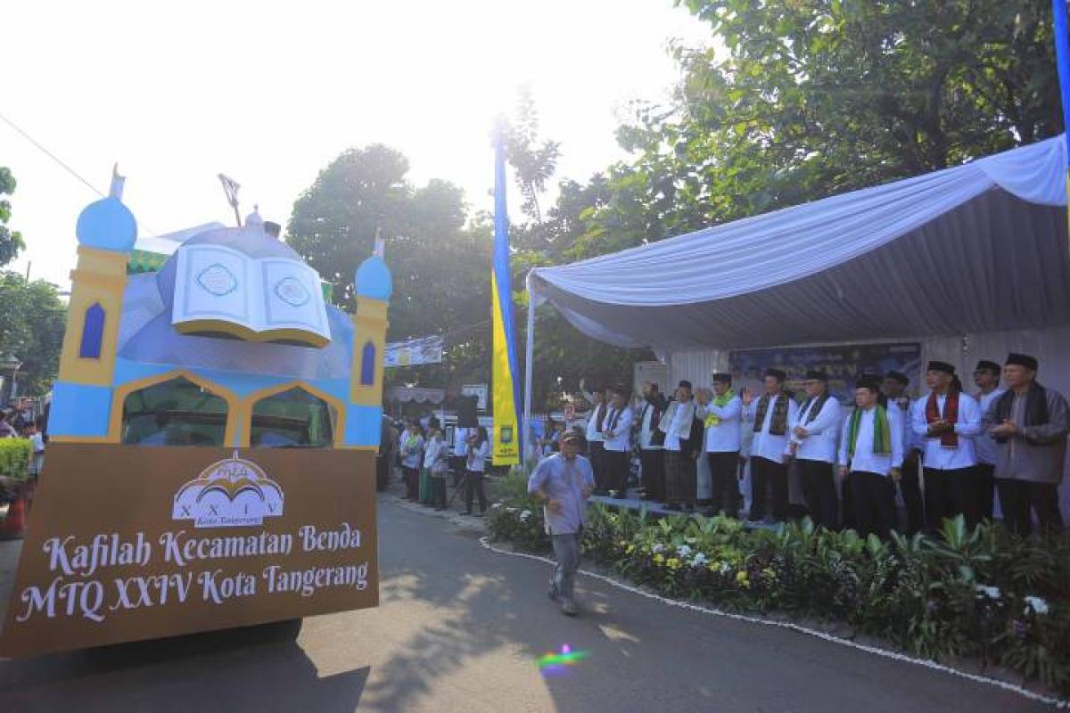 Pawai Taaruf Semarakkan Pembukaan MTQ XXIV Kota Tangerang