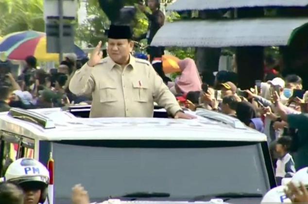 Prabowo Pimpin Upacara Peringatan HUT ke-80 TNI di Monas