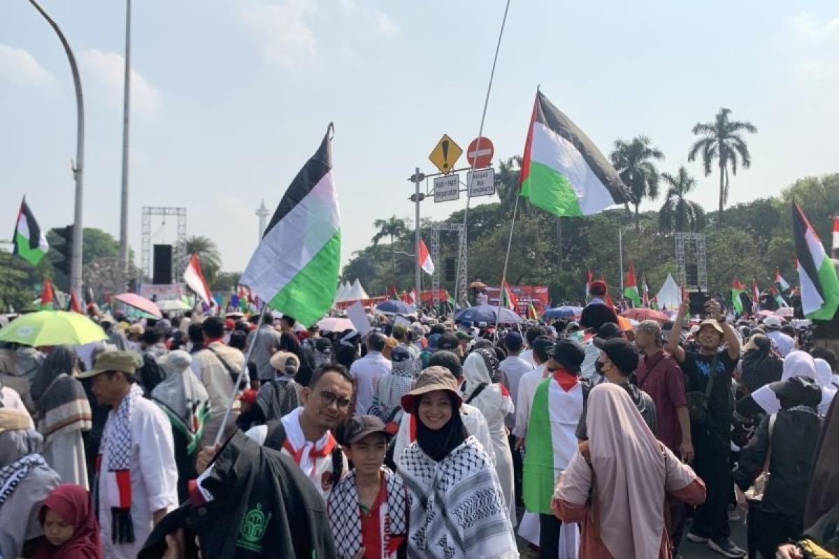 Ribuan Massa Desak Pemerintah Kawal Gencatan Senjata Palestina–Israel
