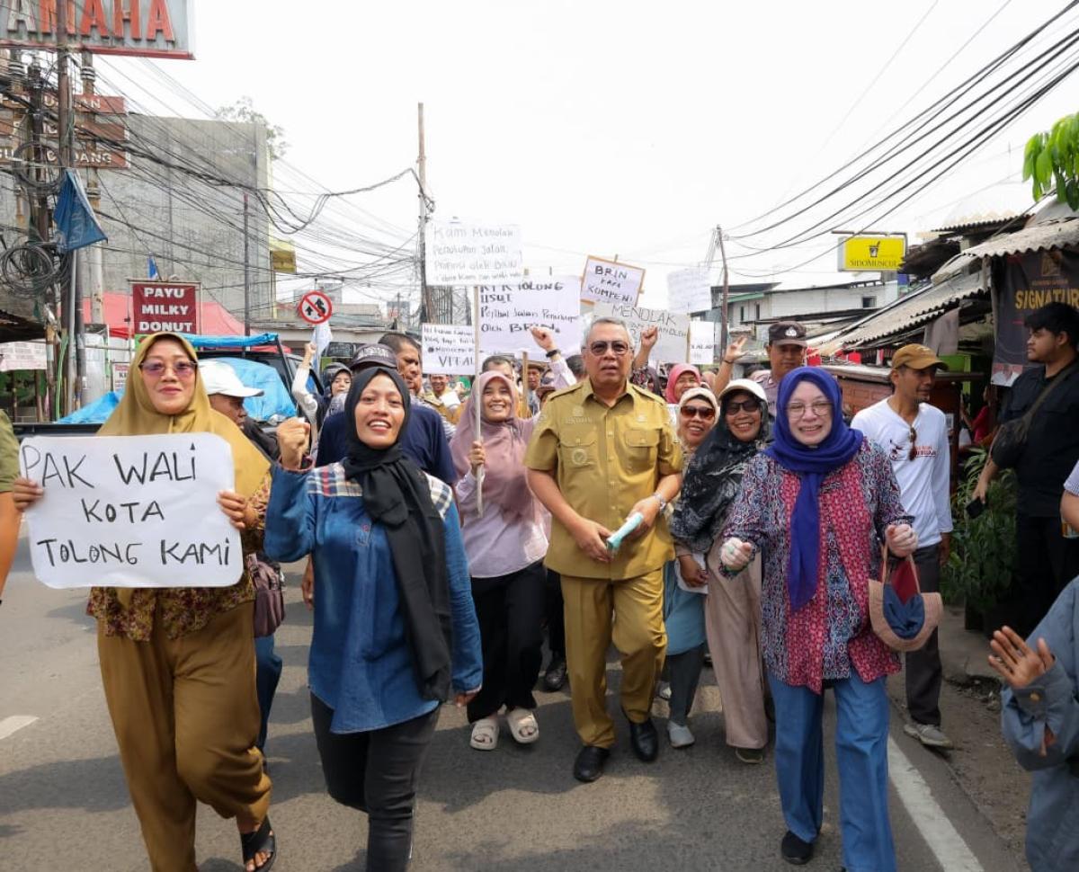 Wali Kota Tangsel dan Warga Tolak Penutupan Jalan Serpong-Parung oleh BRIN