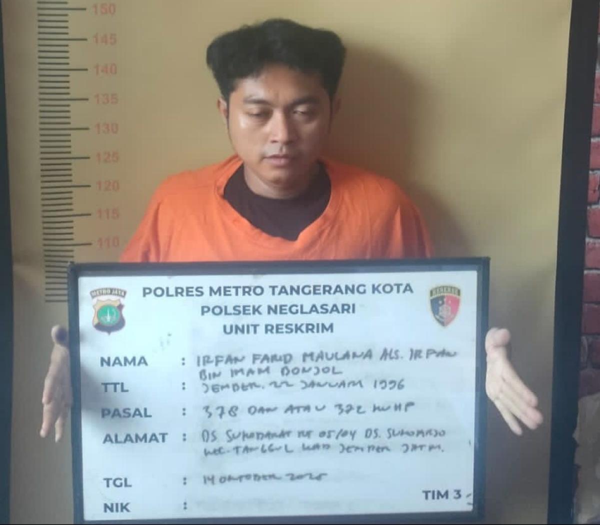 Polisi Ungkap Curanmor Modus Test Drive: Pria Jember Bawa Kabur Motor Korban di Tangerang