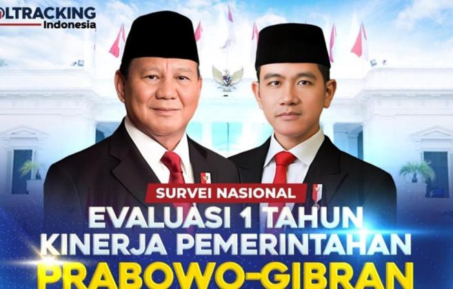 Survei Poltracking: Publik Kritik Kinerja Ekonomi dan Hukum Pemerintahan Prabowo-Gibran