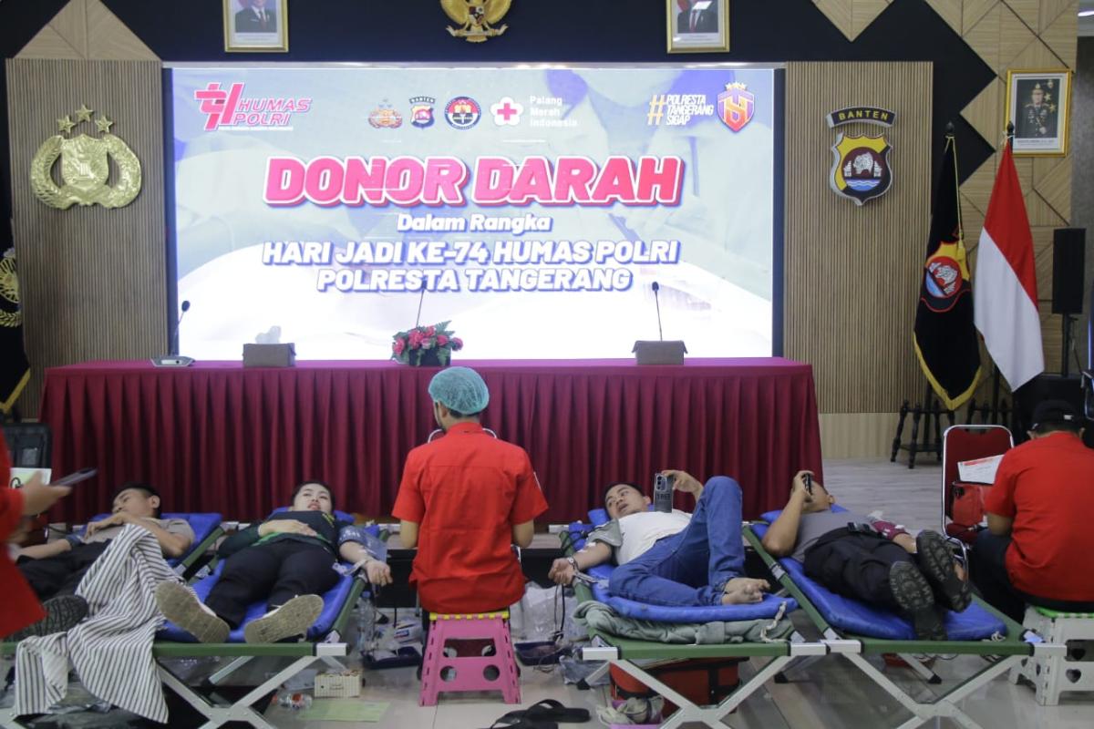 Polresta Tangerang dan Wartawan Bersatu dalam Aksi Kemanusiaan!