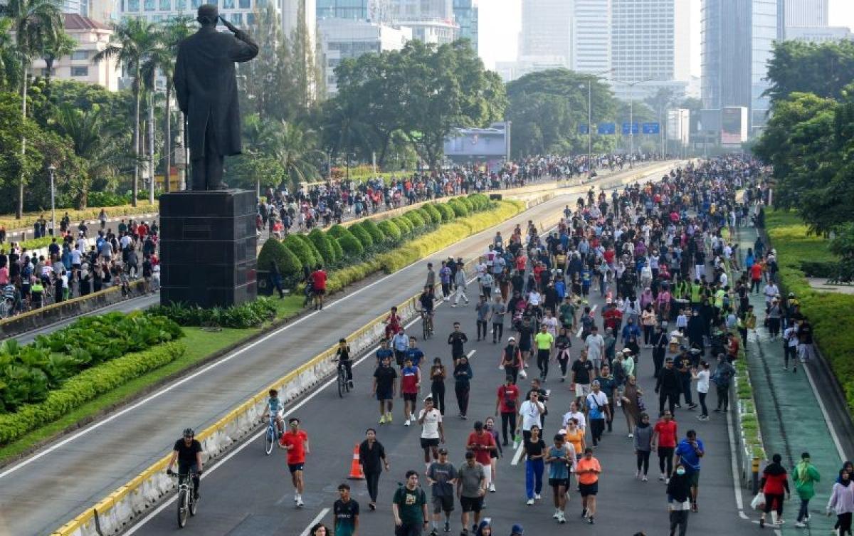 CFD Jakarta Kembali Digelar, Warga Nikmati Ruang Publik Bebas Polusi