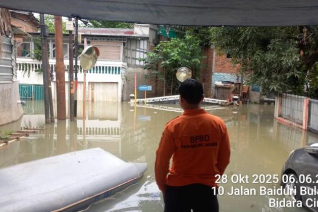 Banjir di Jakarta Mulai Surut, BPBD Catat 17 RT Masih Terendam