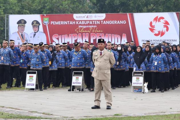 Kabupaten Tangerang Gelar Upacara Sumpah Pemuda, Bupati Ajak Generasi Muda Jaga Persatuan