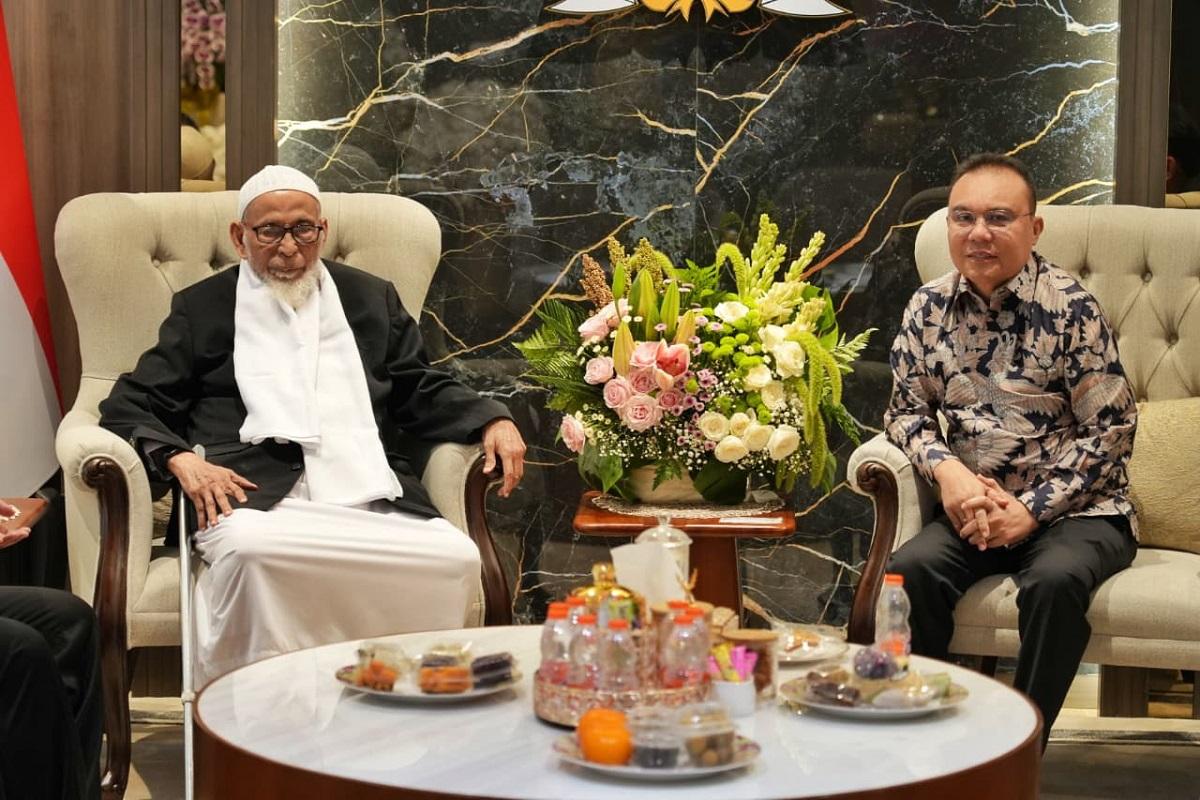 Dasco Sambut Kunjungan Abu Bakar Ba’asyir, Bahas Kemaslahatan Umat dan Persatuan Bangsa
