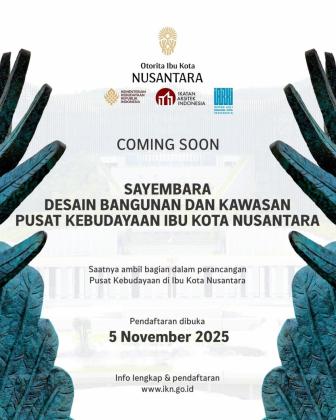 OIKN Gelar Sayembara Desain Bangunan dan Kawasan Pusat Kebudayaan Ibu Kota Nusantara