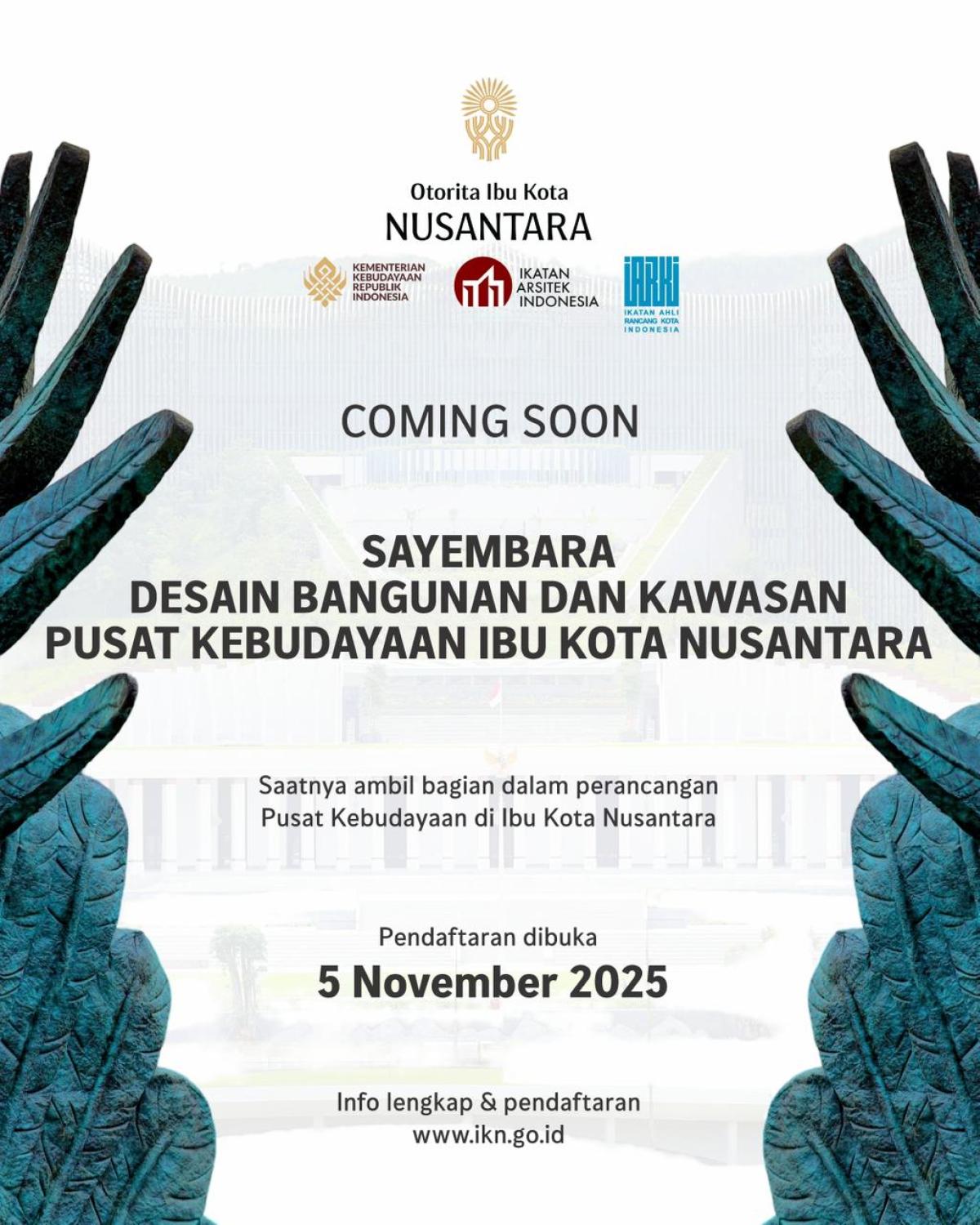 OIKN Gelar Sayembara Desain Bangunan dan Kawasan Pusat Kebudayaan Ibu Kota Nusantara