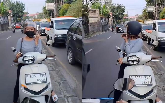Pengendara Wanita Lawan Arah di Parung Panjang Picu Keributan di Jalan Raya