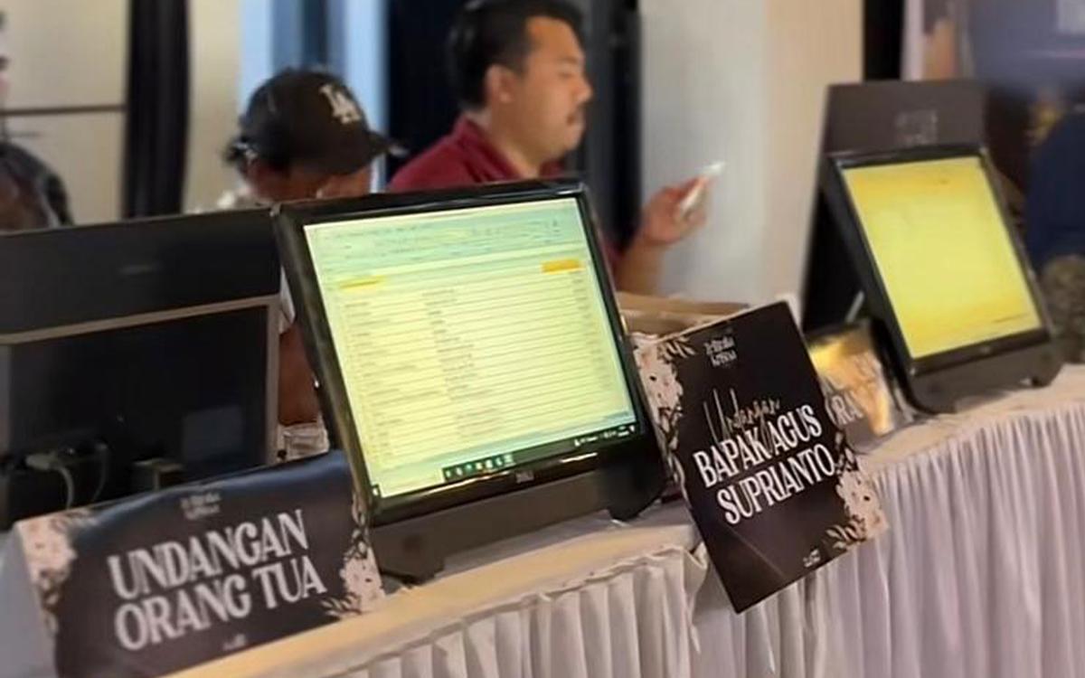 Viral di Kota Batu, Buku Tamu Digital Pernikahan Tampilkan Sumbangan Tamu Secara Langsung