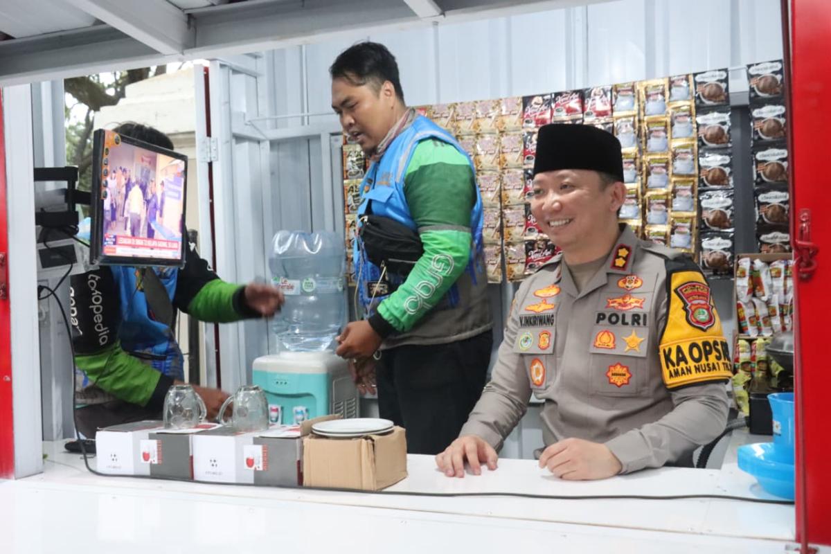 Ojol Mart Tangsel, Tempat Istirahat Ojek Online dan Jaga Kamtibmas