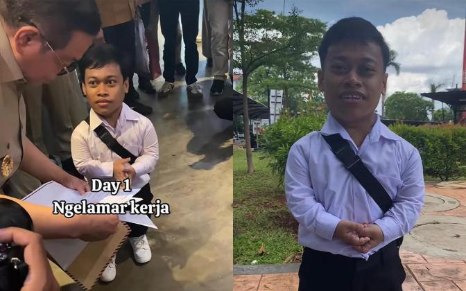 Pemuda Viral Bertubuh Mungil Ini Bikin Gebrakan, Transjakarta Langsung Sambar Jadi Desainer Grafis