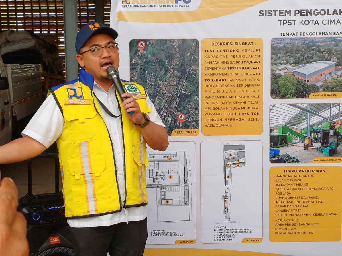 TPST Sentiong Cimahi Jadi Sorotan, Ubah 50 Ton Sampah per Hari Jadi Energi Pengganti Batubara