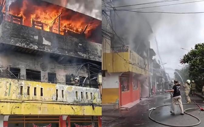 Si Jago Merah Amuk Kontrakan di Tanjung Duren Utara, Kerahkan 13 Unit