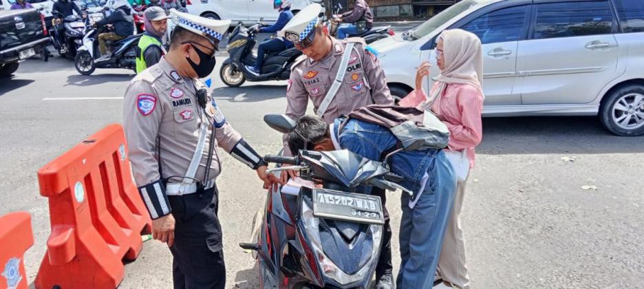 Hari Pertama Operasi Zebra Polresta Tangerang, Puluhan Pengendara Kena Teguran