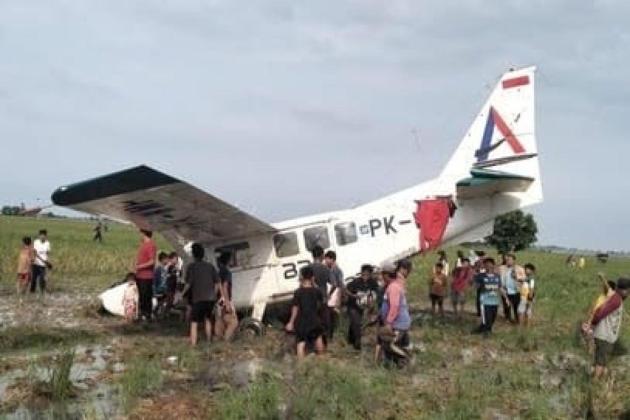 Polisi Pastikan Tak Ada Korban Jiwa Dalam Kecelakaan Pesawat Cessna di Karawang