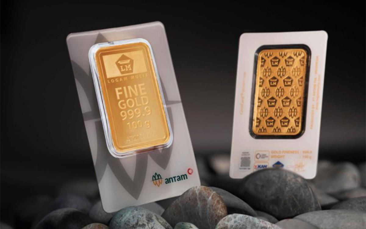 Shock! Harga Emas Antam Ambles Rp16.000 Per Gram