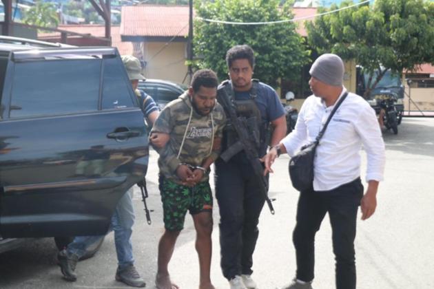 Anggota KKB Kodap XV Ngalum Kupel, Maam Taplo, Ditangkap Satgas Damai Cartenz di Keerom