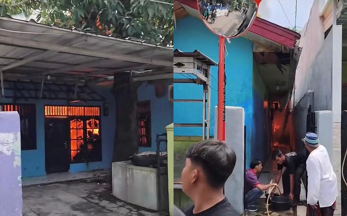 Gila! Gara-Gara Mi Instan, Satu Rumah di Koja Jakarta Utara Hangus Dilalap Api