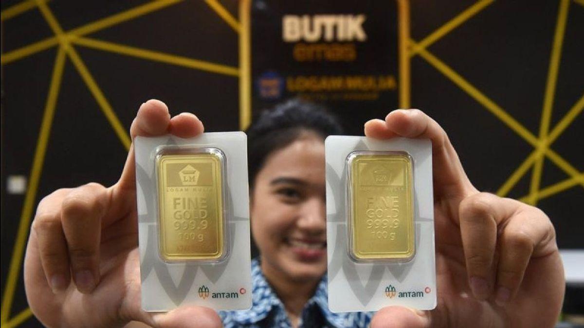 Awas Ketinggalan! Harga Emas Antam Hari Ini Anjlok Tipis
