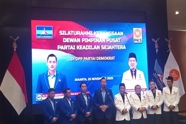 PKS Sambangi Kantor Demokrat, AHY dan Almuzzammil Bahas Sinergi Politik ke Depan