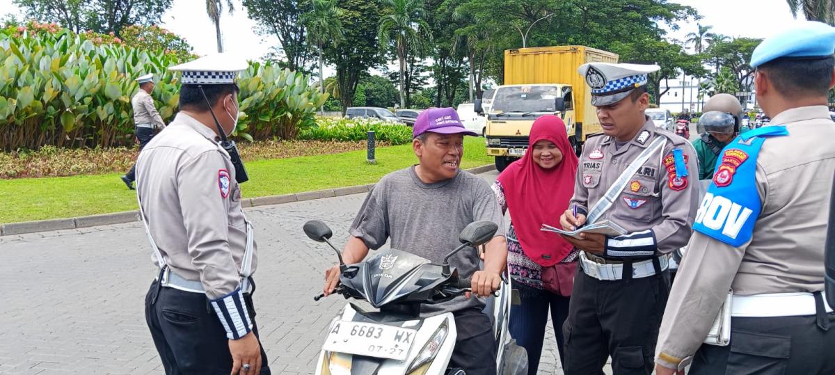 Operasi Zebra Hari ke-10, Satlantas Polresta Tangerang Tegur 342 Pengendara