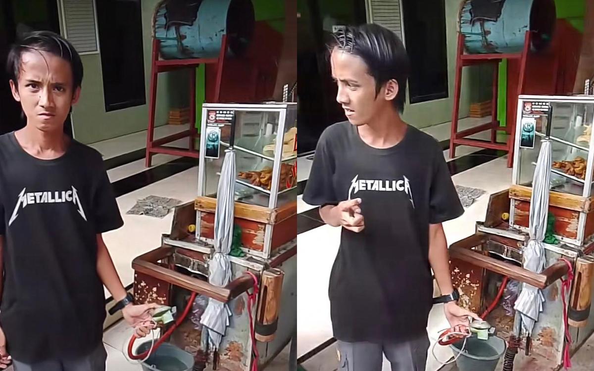 Pedagang Bakso Ini Shock Berat, Tabung Gas Dagangan Raib Saat Salat!