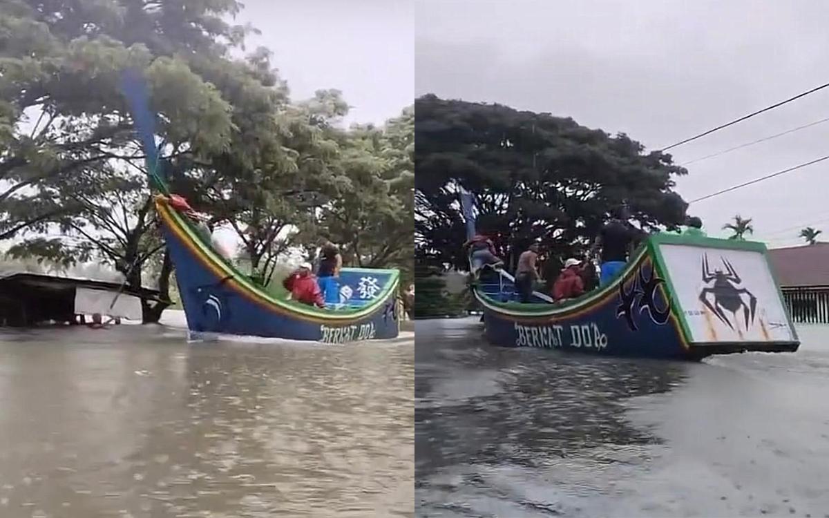 Banjir Aceh Ganas! Bibit Siklon Tropis Bikin Debit Air Sungai Melonjak Drastis, Nelayan Jadi Pahlawan Evakuasi