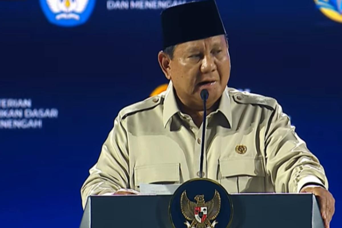 Sindiran Tajam Prabowo di Hari Guru: Jangan Curi Uang Rakyat!