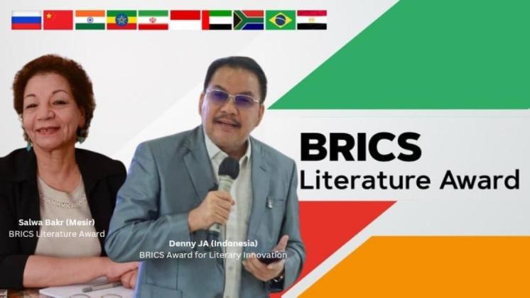 Dua Penghargaan BRICS Award 2025 untuk Dua Sastrawan Dunia