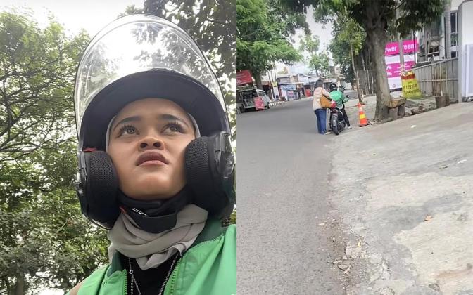 Nyesek! Driver Ojol Perempuan Ini Kena Cancel di Depan Mata, Penumpang Tega Pilih-Pilih Gender