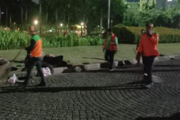 Sampah Sisa Acara Reuni Akbar 212 di Monas Capai 26,43 Ton
