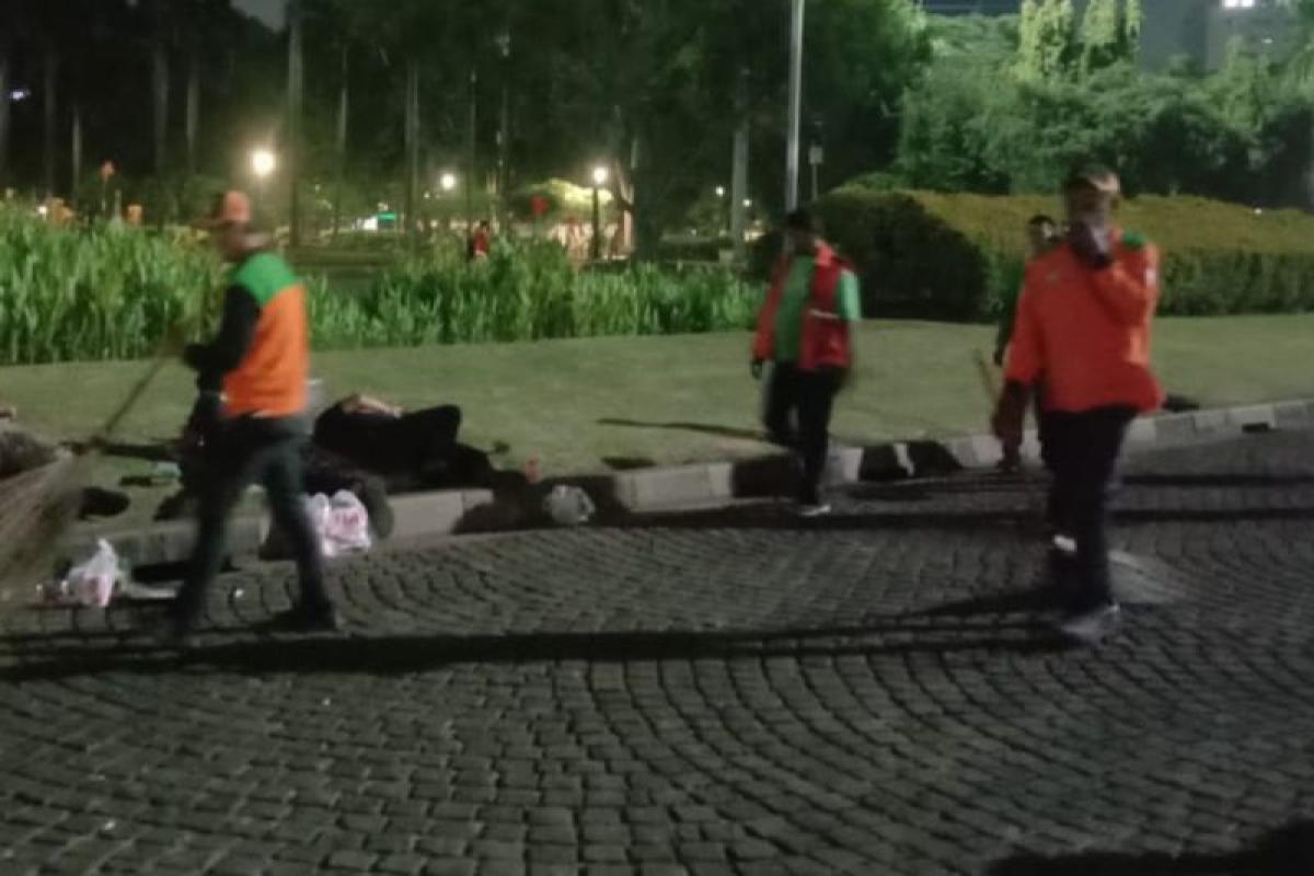 Sampah Sisa Acara Reuni Akbar 212 di Monas Capai 26,43 Ton