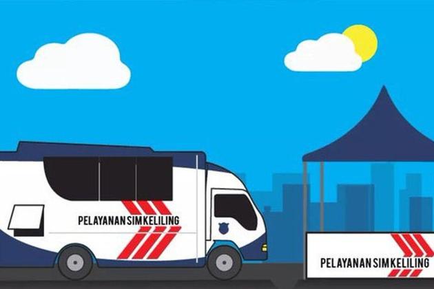 SIM Keliling Jakarta Hari Ini Cuma di 3 Lokasi, Buruan Cek Jadwal dan Syaratnya
