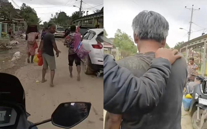 Bikin Merinding! Detik-Detik Anak dan Ayah Bertemu Usai Tragedi Banjir Bandang Aceh Tamiang