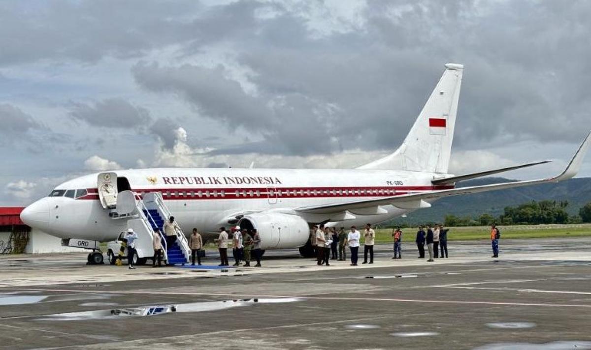 Presiden Prabowo Tiba di Aceh dan Lanjutkan Perjalanan ke Bireun