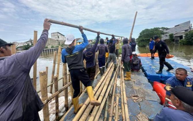 Waspada Bencana Banjir, 800 Personel Disiagakan di Kota Tangerang 