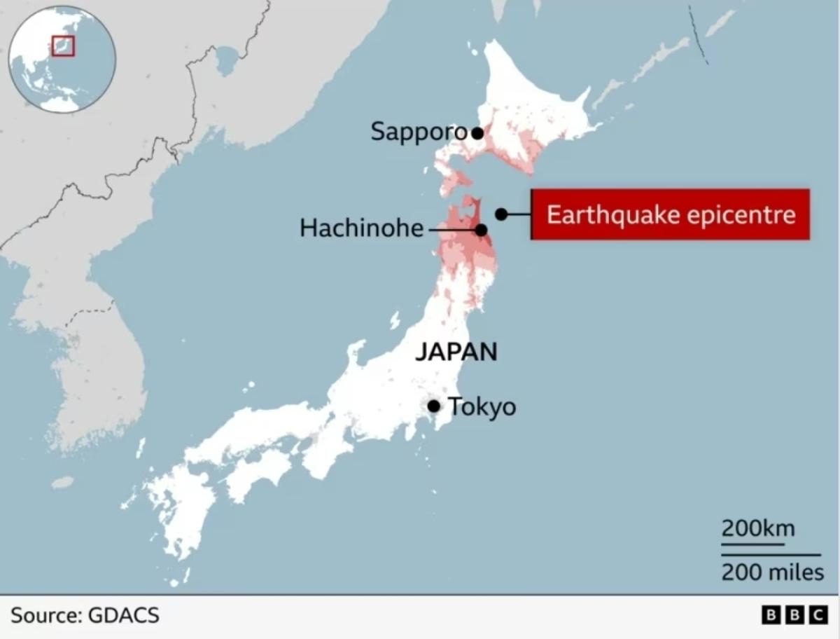 Gempa 7,6 SR Guncang Jepang, Peringatan Tsunami Dikeluarkan