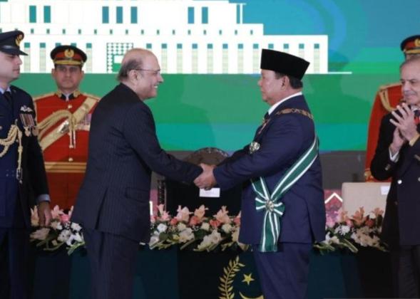 Presiden Prabowo Terima Penghargaan Bintang Tertinggi Pakistan