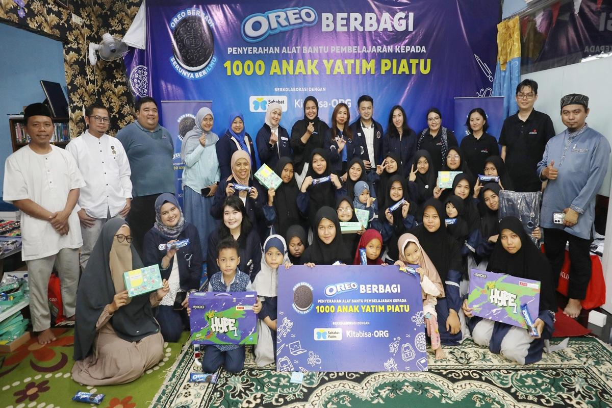 OREO Salurkan Donasi Pendidikan bagi 1.500 Anak Yatim