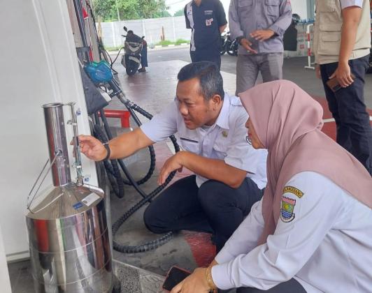 Disperindag Tangerang Periksa 6 SPBU Jalur Padat, Pastikan Alat Ukur BBM Akurat Jelang Nataru