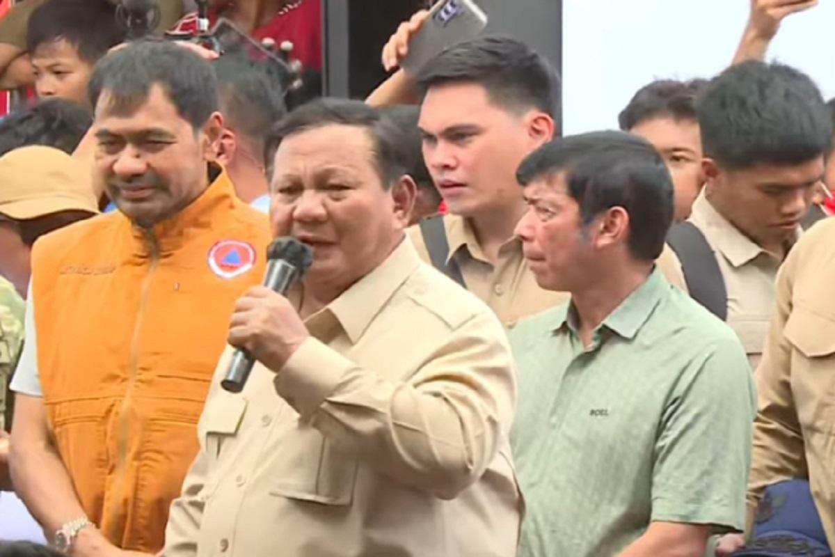 Prabowo Minta Warga Aceh Jaga Alam dan Minta Maaf soal Listrik Belum Merata