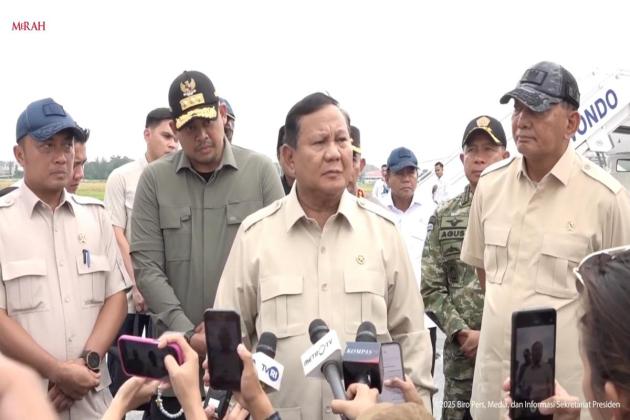 Prabowo Tegaskan Penertiban Pembalakan Liar Usai Bencana di Sumatera